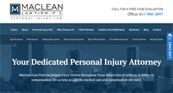 Desktop Screenshot of macleanfirm.com